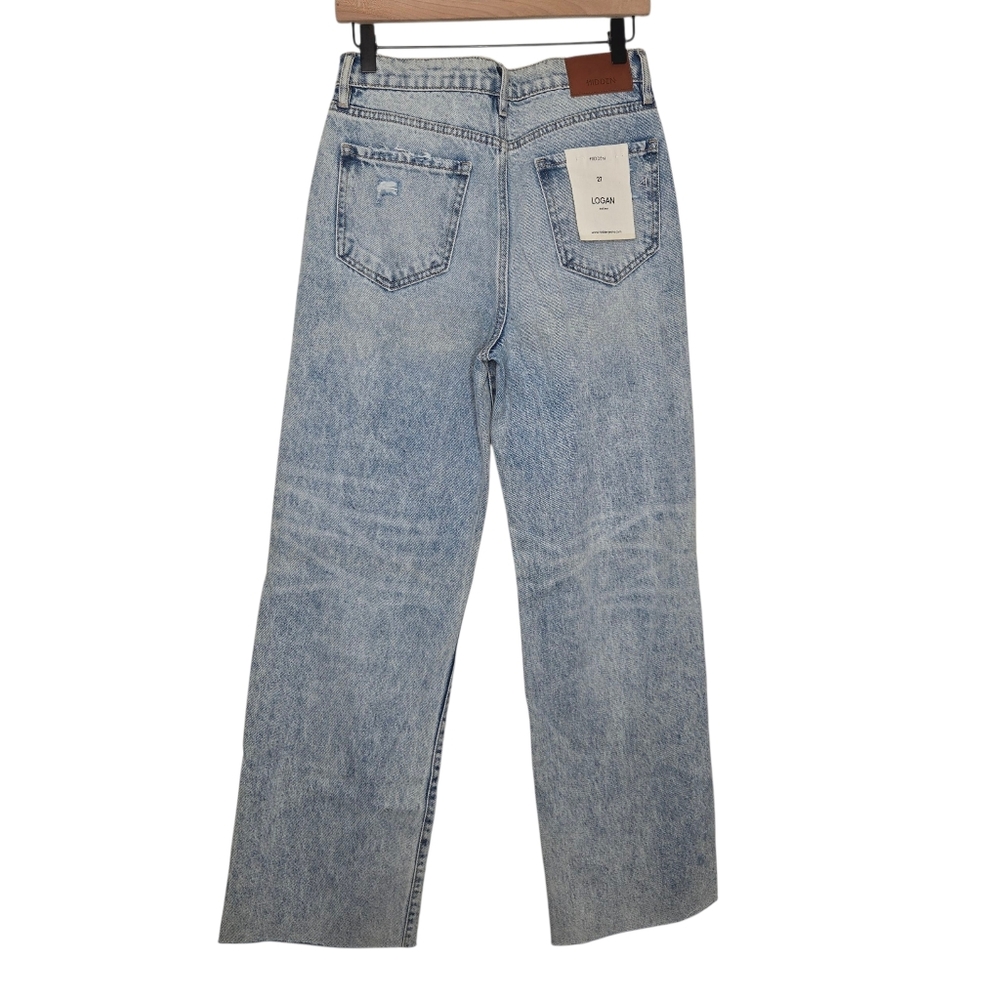 Hidden “Logan” NWT Women’s Light Blue Distressed Jeans - Picture 3 of 13